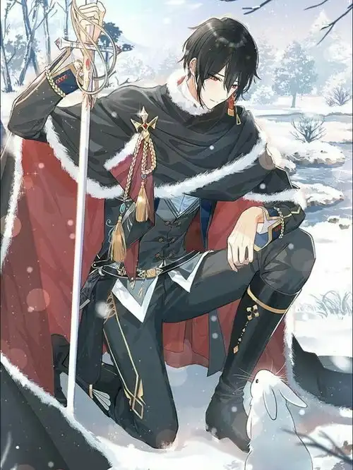 动漫男生头像看取连宵雪,借与万家春