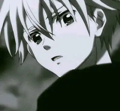 ins黑白系动漫头像