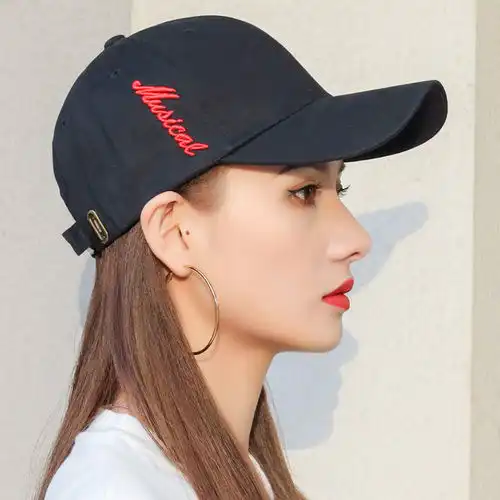 帽子女鸭舌帽夏天韩版潮男ins潮牌百搭黑色女士网红款时尚棒球帽