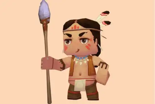 迷你世界来自原始部落的信仰,酋长卡卡让人泪目