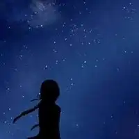 微信女生星空背影头像微信头像图片大全