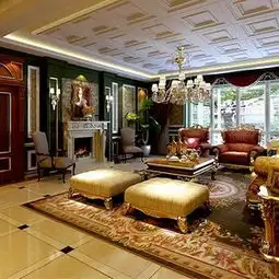 220㎡大户型欧式风格过道效果图