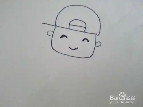 简笔画之骑着自行车的小男孩