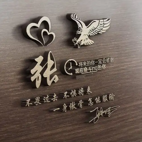 2022虎年大吉,60张3d高清精致签名头像做好了,看看有你的姓氏吗