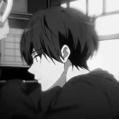 头像舍治愈干净温柔男生动漫头像暗黑系超丧小众高级感