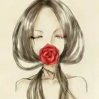 手绘短发女生精致头像微信头像图片大全