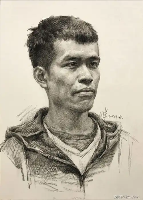 男青年素描头像怎么画这里一定有你不知道的知识
