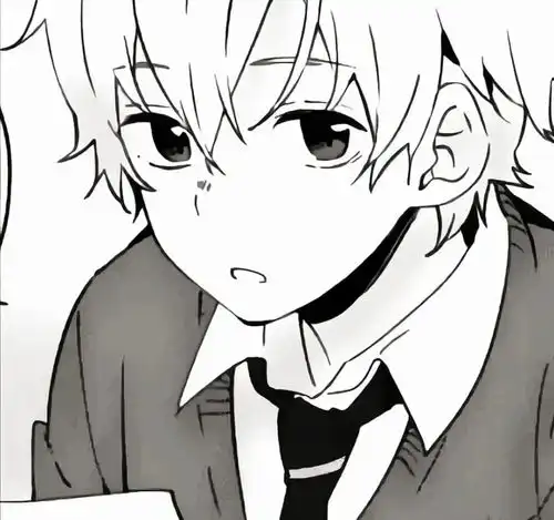 动漫头像丨黑白动漫风男女头像