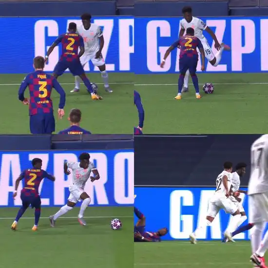 梅西也叹服戴维斯边路内马尔式连过3人送超神助攻