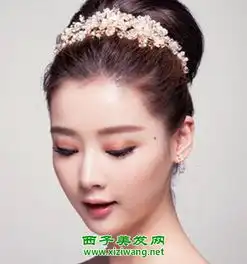 适合锥子脸新娘发型图片唯美气质尽显