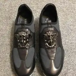 大牌鞋子汇versace范思哲男士美杜莎头像休闲运动鞋