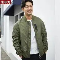 比菲力2018新款ma1男士飞行员夹克