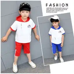 男童夏装2018新款套装儿童夏季中小童幼儿园宝宝短袖两件套潮衣服