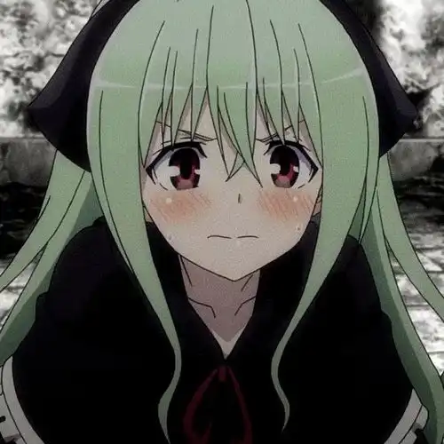 护眼的绿色动漫头像我要悄悄早睡然后半夜喊醒所有人