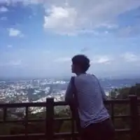 蓝色头像男生背影微信头像图片大全