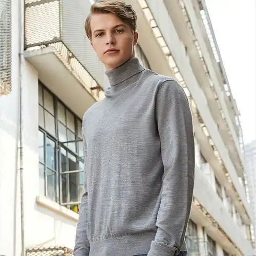 型男时尚修身羊毛衫,冬日打造你的高雅气质