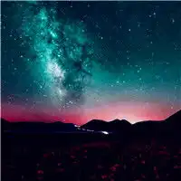 有着太多的迷,好看超美原宿星空头像图片