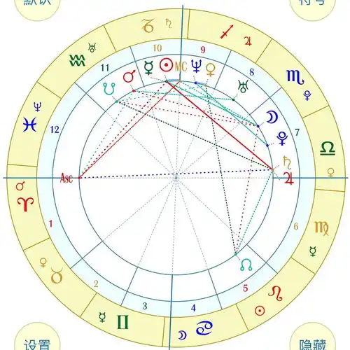 摩羯月天蝎升白羊男星盘