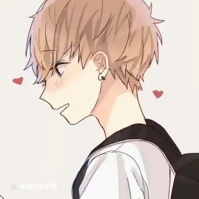 q版情侣头像一人一张,天天在一起就是快乐