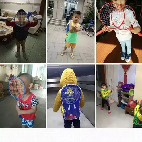 儿童羽毛球拍双拍小孩玩具宝宝超轻业余球拍初级312岁小学生初学