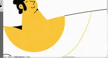 现代简约创意手绘黄色简笔画卡通小人儿童房抽象后现代客厅装饰画图片设计素材高清模板下载4.95mb其他大全