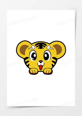 可爱小老虎图片卡通呆萌头像合集熊猫办公