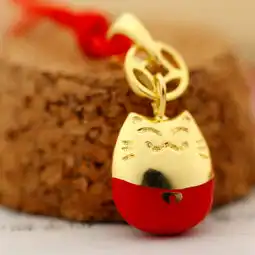 银时代925纯银饰品招财猫吊坠女韩版时尚堆糖,美好生活研究所