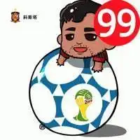 足球球星卡通头像图片微信头像图片大全