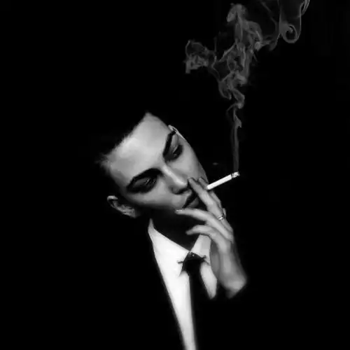 黑夜寂寞吸烟人