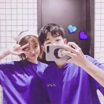 干净好看的情侣头像真人彻底的被你征服了