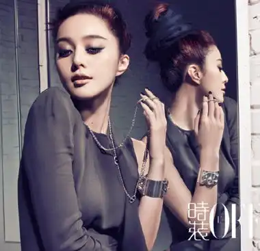 范冰冰的霸气和华丽的妆容