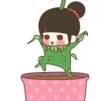 可爱女生头像卡通淘气微信头像图片大全