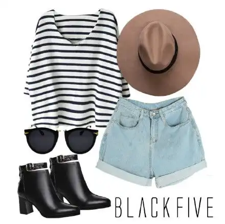 黑白条纹上衣如何搭配黑白条纹上衣搭出清新气质