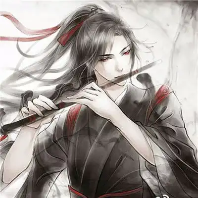 超棒古风帅气男生头像高清大图2018佳人持扇掩笑颜