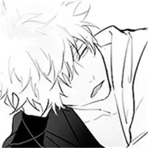 手绘黑白卡通头像男生简单,瞬间无力到瘫软