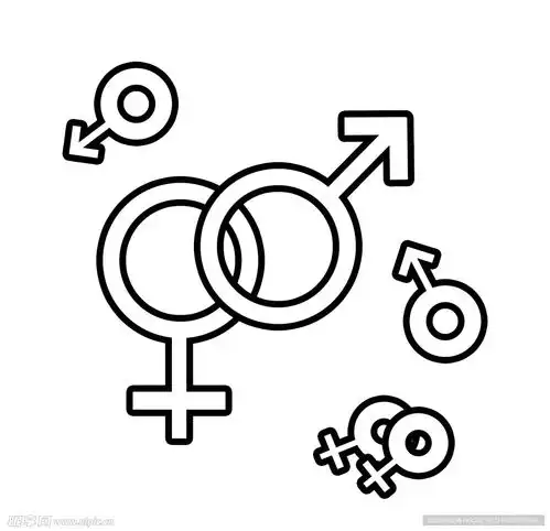 男女插画图标设计图