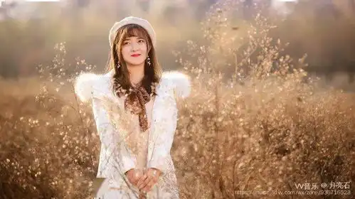 甜美女孩,冬日暖阳