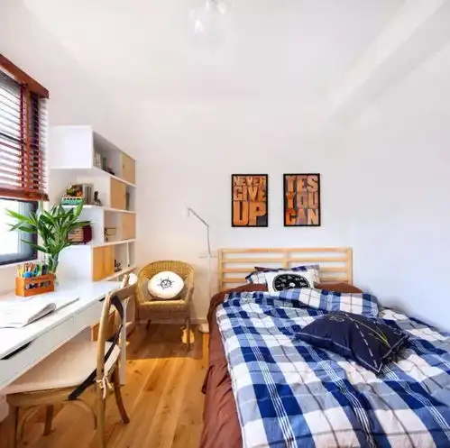 表妹的新家很是自然舒适,特别是开放式榻榻米空间