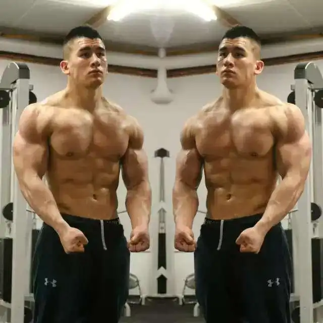 练肌肉不是欧美人的专利,黄种人小伙练出霸气肌肉啪啪打脸