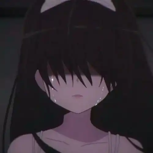 动漫头像黑暗丧系女生头像