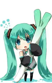 二次元q版萌系初音