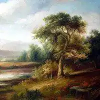 山水画绿色微信头像微信头像图片大全