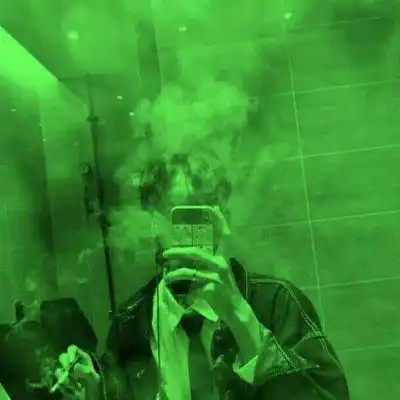 原谅色系头像男头高清绿色头像男生图片