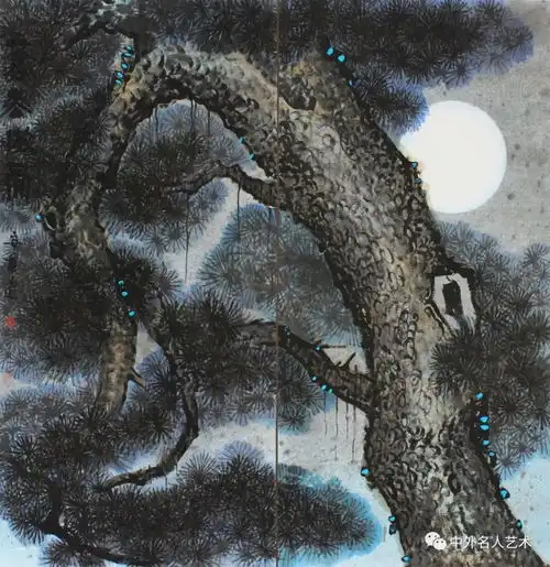 展讯l丹青新时代水墨名家四条屏展李安军