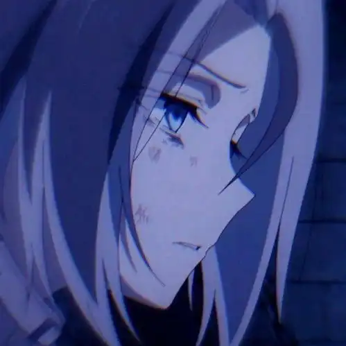 绝美蓝色系动漫男女头像