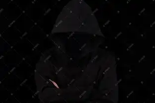 纯黑背景黑色人像高清摄影大图千库网