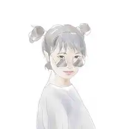 不知道叫啥,穿黑色的衣服就叫黑衣女孩吧
