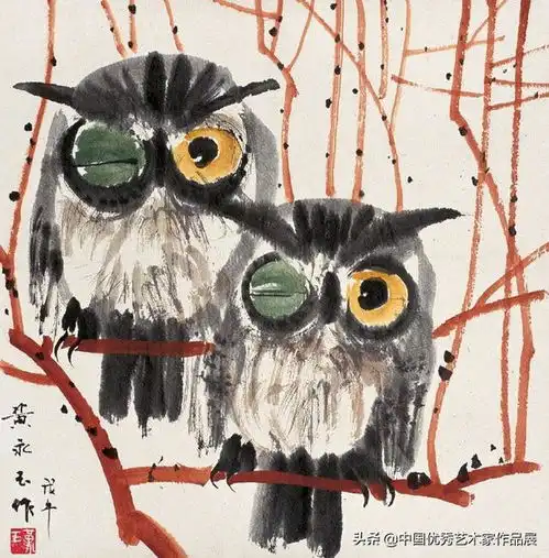 中国书画走进500强企业著名画家黄永玉作品欣赏