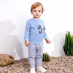 南极人童装儿童套装春季新款男童运动套装15岁宝宝休闲卫衣二件套再见小熊蜜芽,中国领先的进口母婴限时特卖商城