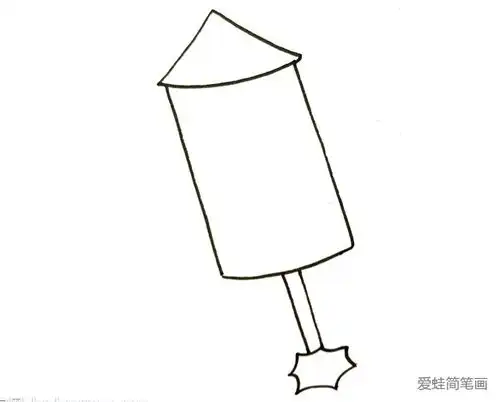 儿童画烟花鞭炮怎么画,儿童画鞭炮的简笔画